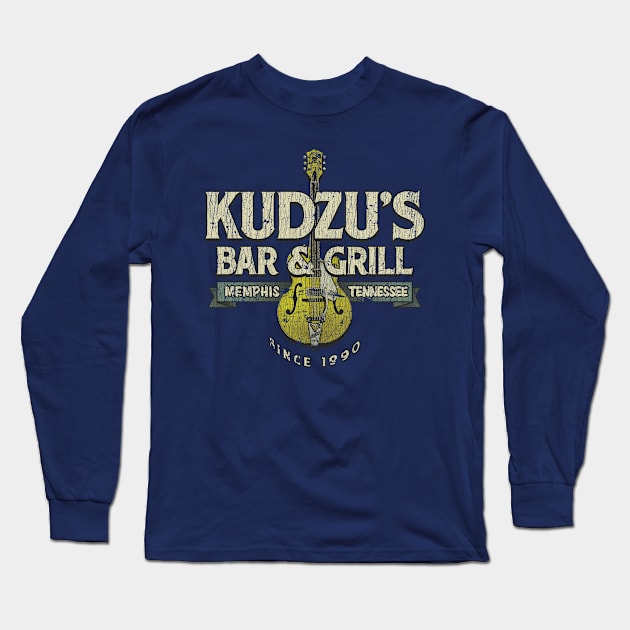 Kudzu’s Bar & Grill Memphis Tennessee Long Sleeve T-Shirt by JCD666